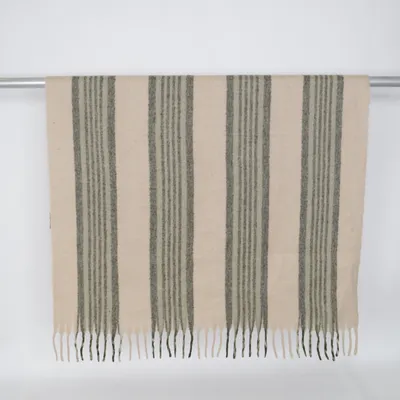 Deken (Beige, Groen) van Zara Home Polyester