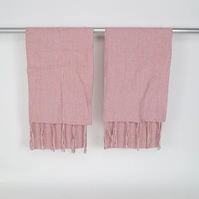 Knytbandslängd (Röd, Vit) från Nyblom Kollén Bomull