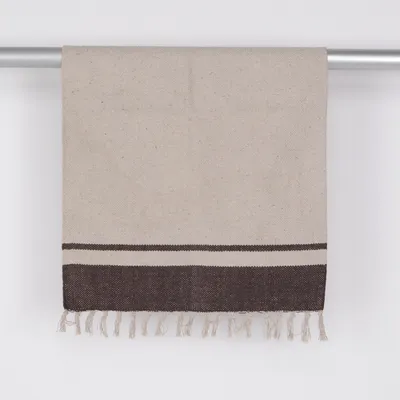 Vävd matta (Beige, Brun) från Søstrene Grene Bomull, Polyester