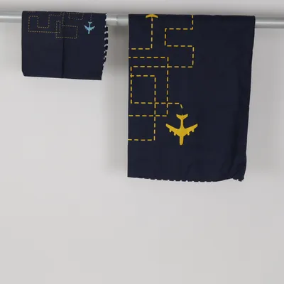 Dekbedset (Blauw, Geel, Wit) van Lupilu Katoen