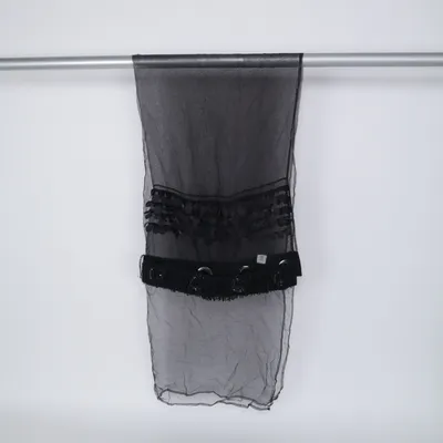 Eyelet curtain (Black) from LoveHome Polyester, Polyurethane