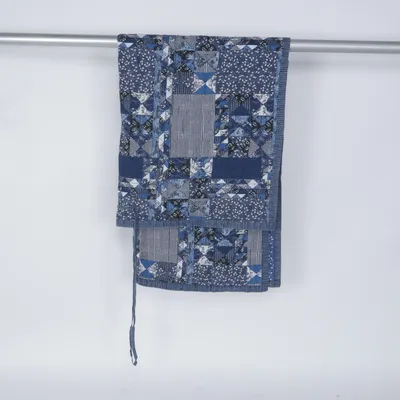 Picknickkleed (Blauw, Wit) van H&M Polyester, Katoen