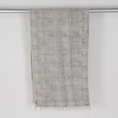 Short pile rug (Beige, Gray) from Svanefors Cotton