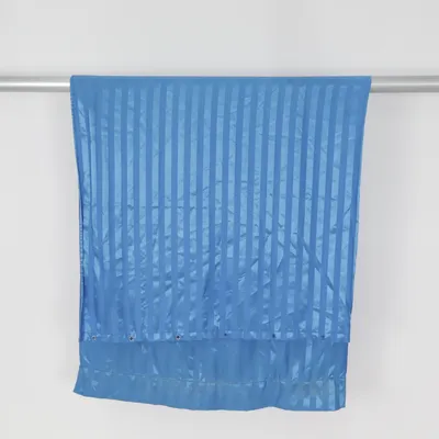Rideau à œillets (Bleu) de Duschy Polyester
