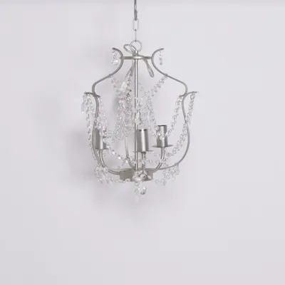 Ljuskrona (Silverfärgad, Transparent)