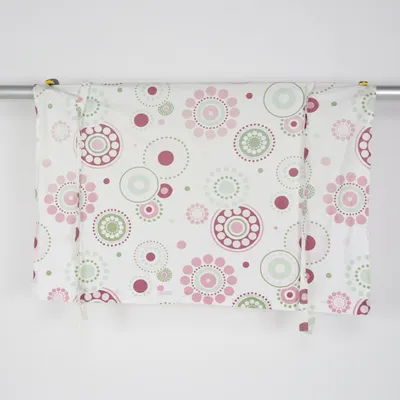 Roll-up curtain (White, Multicolored)