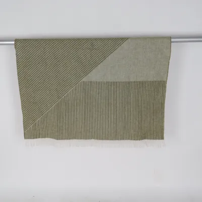Plaid (Green, Beige) from NJRD Wool