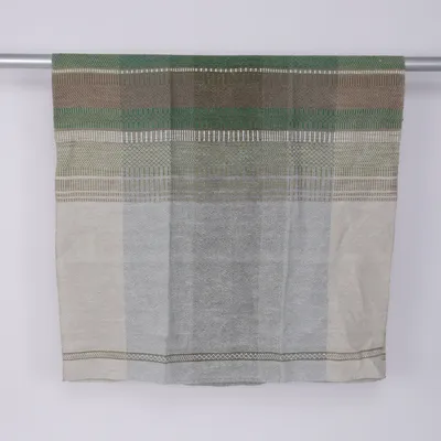 Vävd matta (Grön, Beige, Flerfärgad)