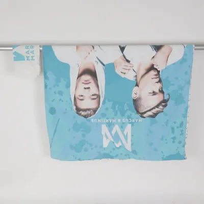 Bed set (White, Blue, Multicolored) from Marcus & Martinus Cotton