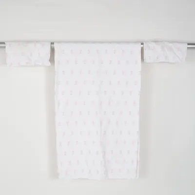 Bäddset (Vit, Rosa) från Zara Home Bomull