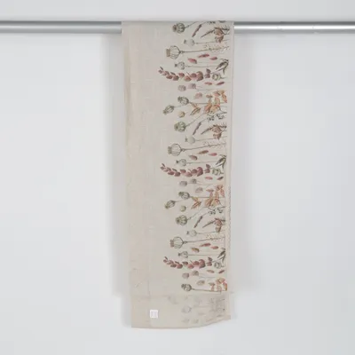 Gardinkappe (Beige, Flerfarvet) fra Linea Linned, Polyester