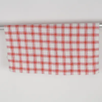Nappe de table (Rouge, Blanc) de Tampella Lin