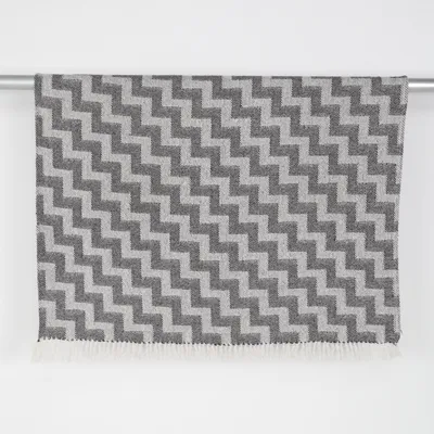 Pläd (Grå, Vit) från Tinn