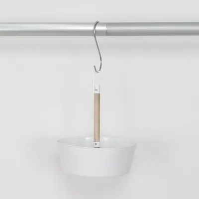 Hanging flower pot (White)