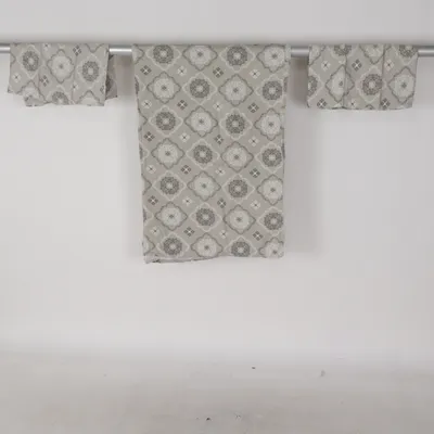 Bed set (Gray, White) from Kronborg Cotton