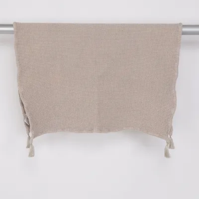 Plaid (Beige) fra H&M Home Bomuld