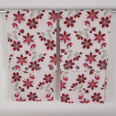 Eyelet curtain (Dala Blomma) from Dala