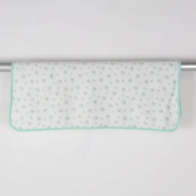 Baby deken (Wit, Groen, Grijs) van Carlo Baby Polyester