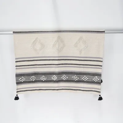 Plaid (Beige, Noir, Gris) de Artisan Ny Coton, Polyester