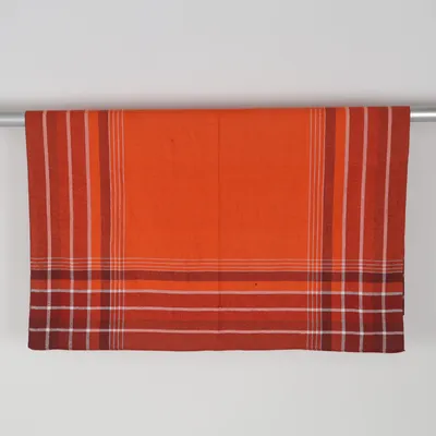 Couverture (Orange, Rouge, Blanc) de Finlayson Coton, Viscose