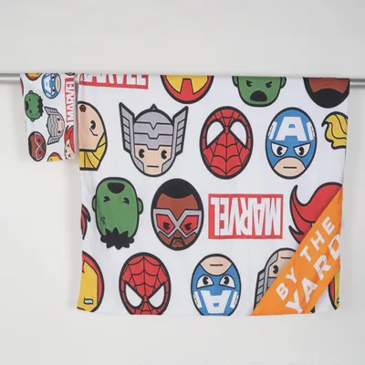 Sengesæt (Hvid, Flerfarvet) fra Marvel