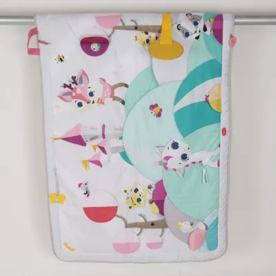 Tapis de jeu (Blanc, Multicolore) de Tinylove Polyester