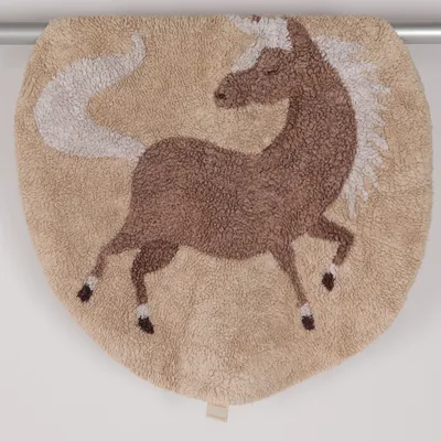 Short pile rug (Beige, Brown, White) from Filibabba Cotton