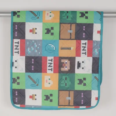 Lekmatta (Överkast till barnsäng ) från Minecraft Polyester