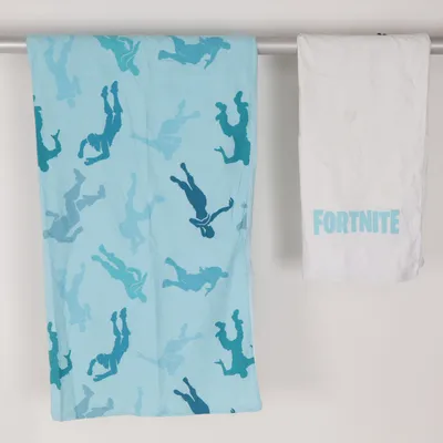 Duvet cover (Blue, Turquoise) from Fortnite Cotton