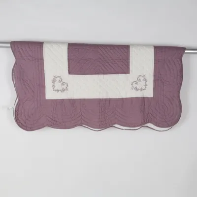 Dessus de lit (Violet, Blanc) de Jotex Coton, Polyester
