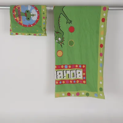 Bäddset (Grön, Flerfärgad) från Bolibompa Bomull