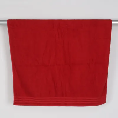 Bath towel (Red) from Vossen Cotton