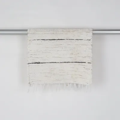 Tapis de chiffon (Blanc, Noir)