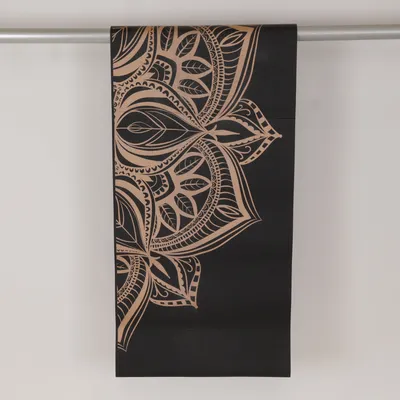Fitnessmat (Zwart, Goud) van Gaiam