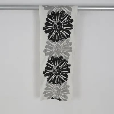Tischläufer (Weiß, Schwarz, Grau) von Hemtex Baumwolle, Leinen