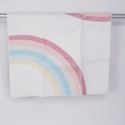 Kortluggad matta (Vit, Flerfärgad) Polyester