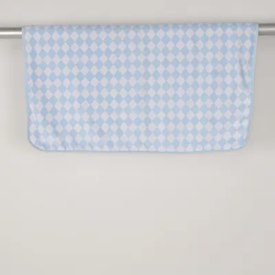 Baby blanket (Blue, White) from Alice & Fox Polyester