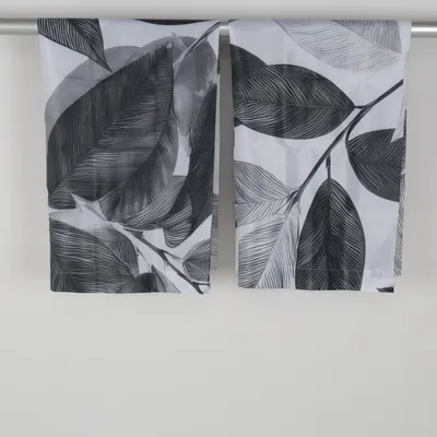 Shower curtain (Gray, White)