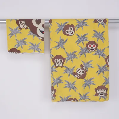 Bäddset (Gul, Flerfärgad) från Emoji Bomull