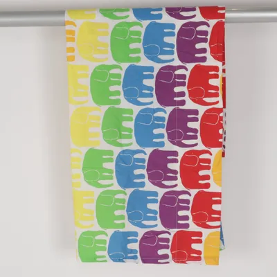 Rod pocket curtain (Multicolored)