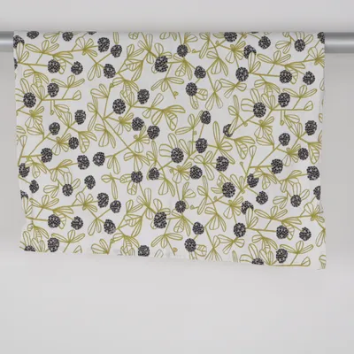 Nappe de table (Blanc, Vert, Gris) de Ekelund Coton