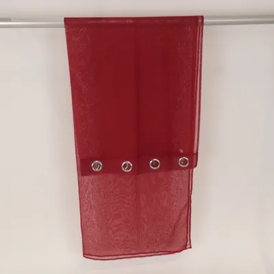 Ringgordijnen (Rood) van Solbacka Hemtextil Polyester
