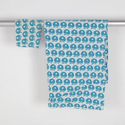 Parure de lit (Bleu, Blanc) de Småfolk Coton