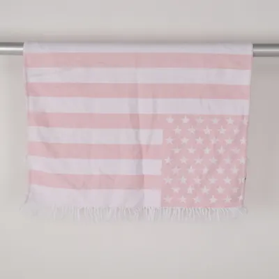 Babydecke (Pink, Weiß) von Lexington Baby Baumwolle