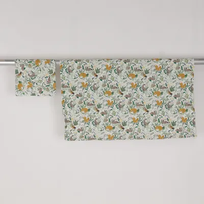 Parure de lit (Blanc, Vert, Marron)
