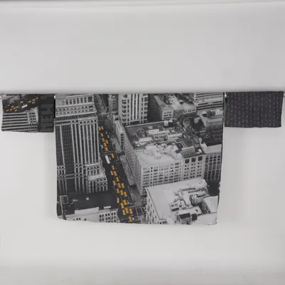 Parure de lit (Noir, Gris, Jaune) de Meradiso Coton, Polyester