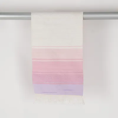 Tapis de chiffon (Rose, Violet, Beige)