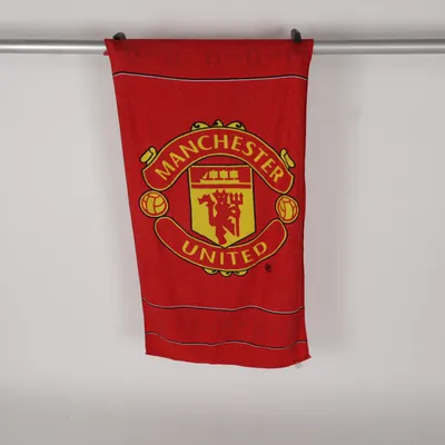Beach towel (Red, Yellow, Multicolored) from Manchester United Cotton