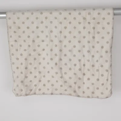 Babytæppe (Beige, Hvid) fra David Fussenegger Bomuld, Viscose