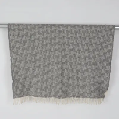 Filt (Grå, Vit) från Klippan